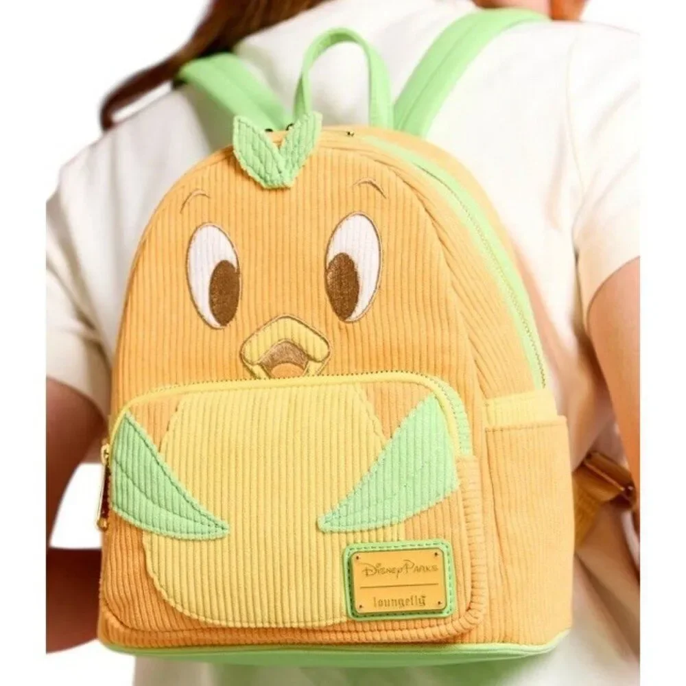 Disney Parks Orange Bird Corduroy Loungefly Backpack Sunshine Tree Terrace NWT